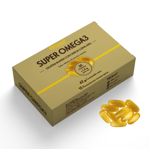 Omega3-Plegadizas-Softgels Omega 3 en caja x30 FitGood